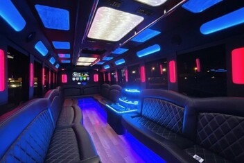 San Diego Limousine Bus Interior