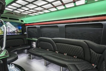 San Diego Sprinter Party Bus Interior