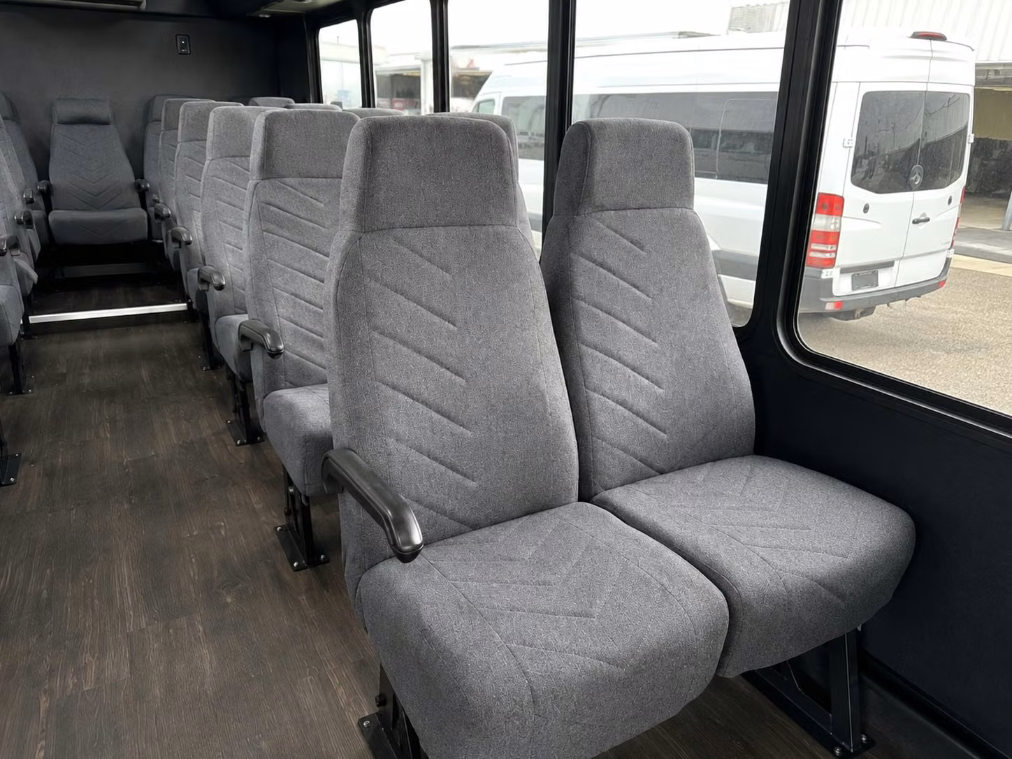 18 passenger minibus interior