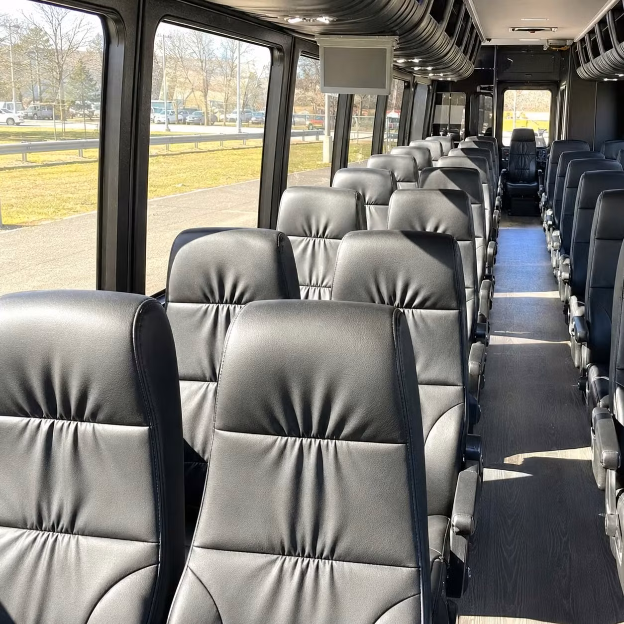 30 passenger minibus inside