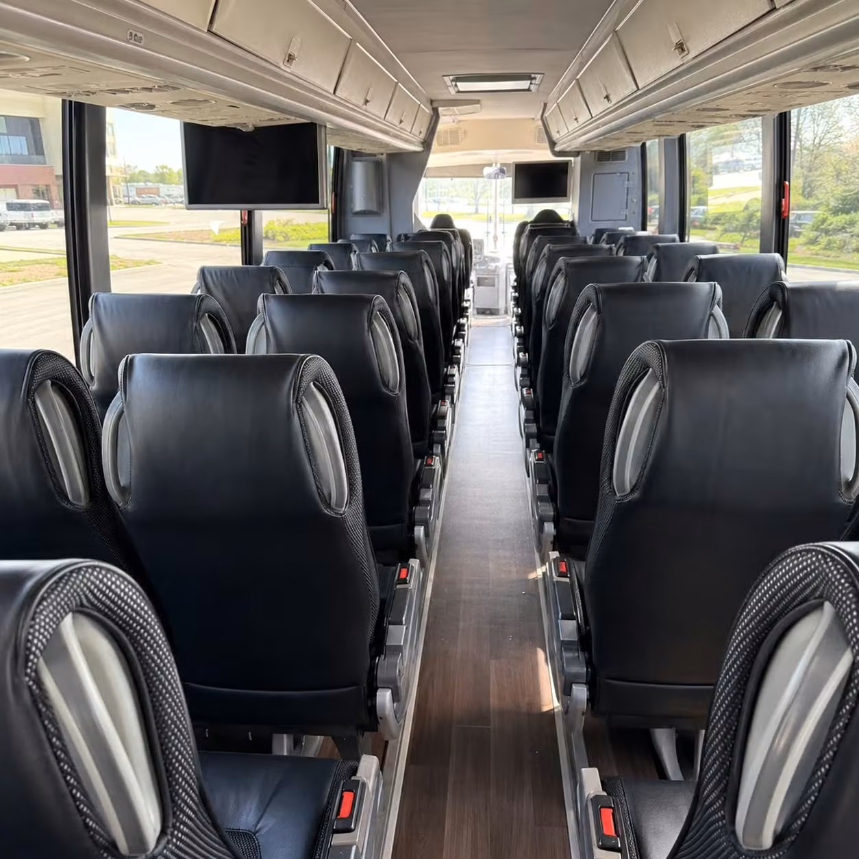 san diego charter bus interior
